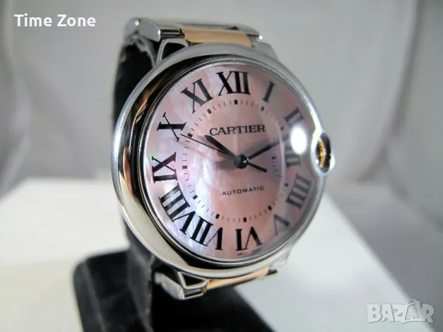 Cartier Ballon Bleu 36mm Steel & Pink Gold MOP Pink Dial Дамски Различни Варианти, снимка 5 - Дамски - 47990111