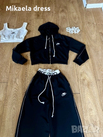 Суперефектен ежедневен сет Nike 3 части. Цвят - черен. С М Л размер, снимка 5 - Комплекти - 52371743