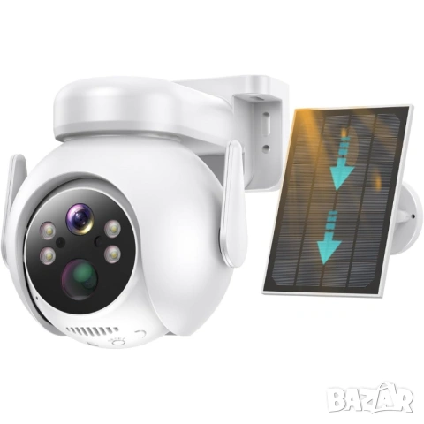 ICSEE Соларна Wifi камера с отделен панел 6MP - 517Z