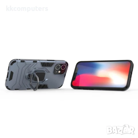 Apple iPhone 12 5.4 inchс Удароустойчив Finger Ring Калъф и Протектор, снимка 14 - Калъфи, кейсове - 51121431