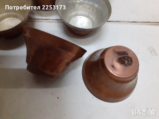 БГ медни чаши 6 броя, снимка 4 - Декорация за дома - 37934704