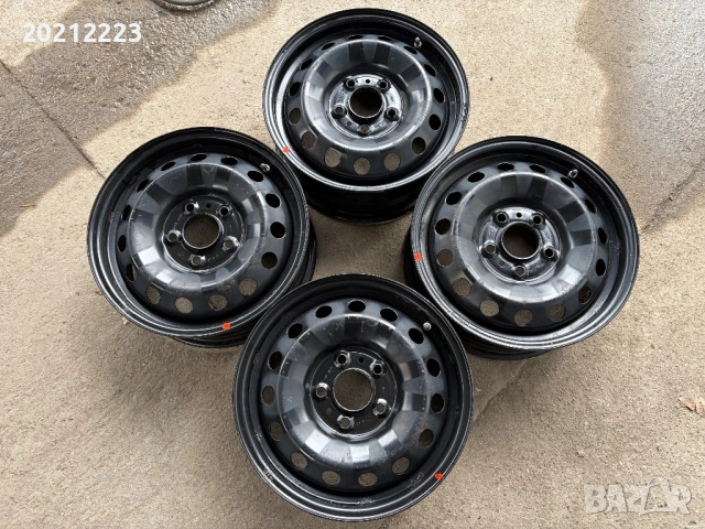 4 броя железни джанти за Hyundai IX20,Hyundai I30,Hyundai IONIQ,KIA VENGA,KIA Ceed  15, снимка 5 - Гуми и джанти - 53945594