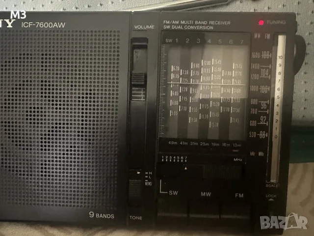 SONY ICF 7600 AW Радио, Транзистор, снимка 4 - Радиокасетофони, транзистори - 56345291