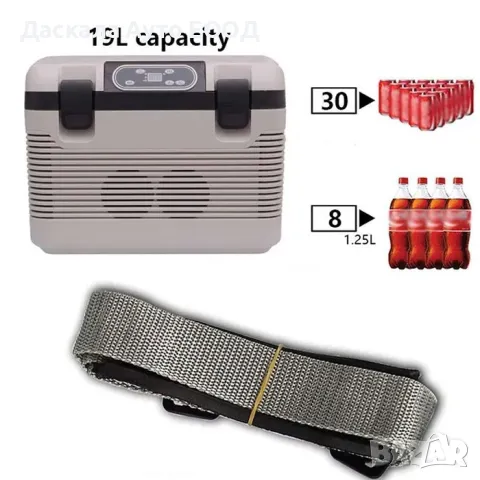 Хладилна кутия, хладилник за охлаждане,12-24V, 19L, снимка 3 - Аксесоари и консумативи - 50188365