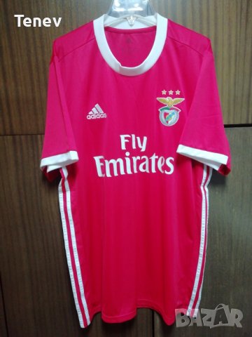 Benfica Adidas Нова Оригинална Футболна Тениска Фланелка L