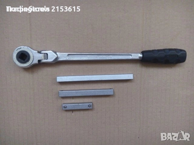 оригинална gedore гедоре 3/8 тресчотка с 3 удължения стар модел, снимка 2 - Гедорета - 52850872