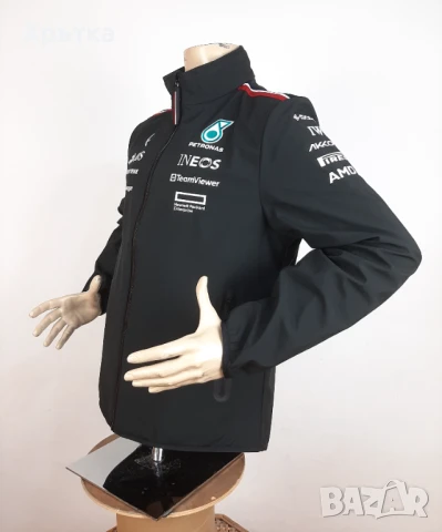 Mercedes AMG F1 Team Softshell - Оригинално мъжко яке р-р XL, снимка 9 - Якета - 50504469