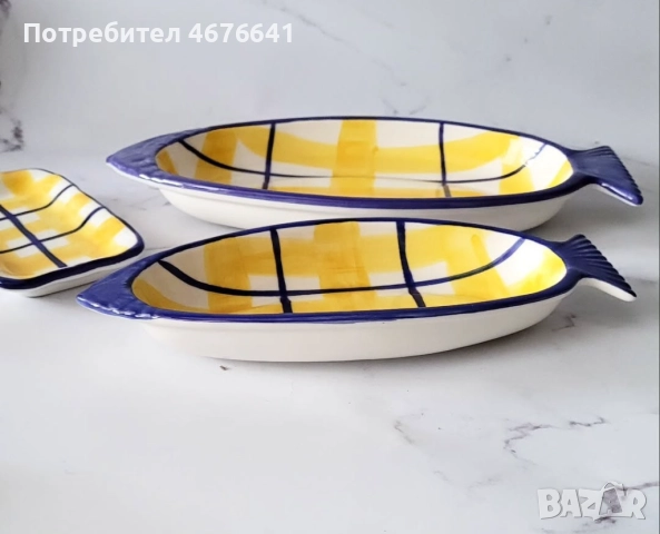 Рибни плата, снимка 2 - Сервизи - 52938180