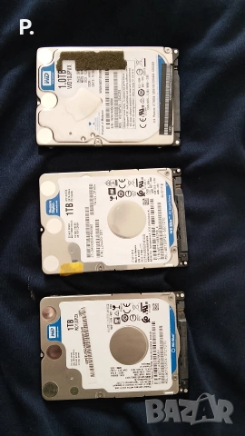 3 броя хард дискове по 1000GB отлични