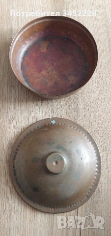 Кутия медна ретро за ценители , снимка 4 - Антикварни и старинни предмети - 54090926