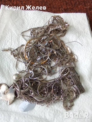 100 грама сребърни накити за поправка за реставрация за части или за материал 42002, снимка 3 - Колиета, медальони, синджири - 54212493