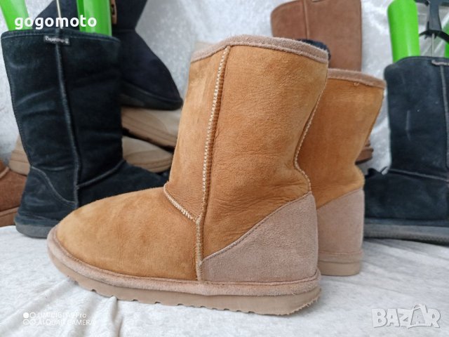 UGG® boots аналог на UGG®, N- 38 - 39, топли унисекс боти,апрески - естествен велур,естествена вълна, снимка 9 - Дамски боти - 39304989