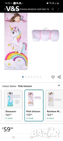 Детски топъл спален чувал с подвижна възглавница, сгъваема постелка за дрямка за момичета и момчета,