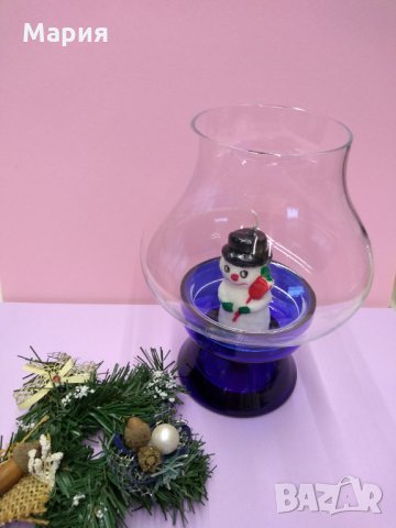 Продавам кристални вази и свещник, снимка 3 - Вази - 18729188