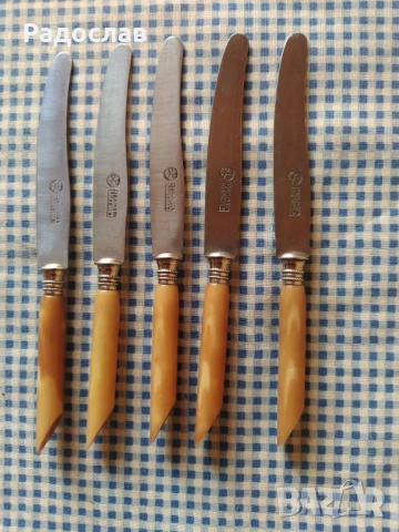 ножове и вилици Solingen стара изработка , снимка 8 - Прибори за хранене, готвене и сервиране - 51410878