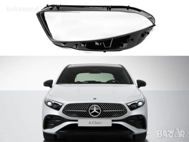 Стъкло за фар на Mercedes A-Class W177, снимка 5 - Части - 47546525