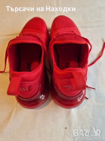 €160 Мъжки маратонки Nike Air Max 270 Red размер US 12 / EU 46, червени, снимка 3 - Маратонки - 52176077