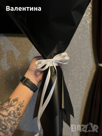 Букет с 51 черни рози , снимка 2 - Други услуги - 53967364