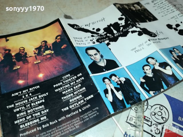 METALLICA-ОРИГИНАЛНА КАСЕТА 3010231532, снимка 11 - Аудио касети - 42780098