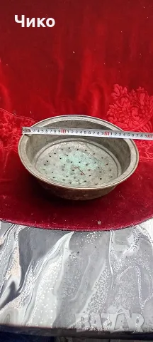 Медно сито гефер за пресяване, снимка 3 - Антикварни и старинни предмети - 55788364