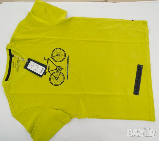Жълто-зелена мъжка памучна тениска марка Tatuum , снимка 5 - Тениски - 31589476