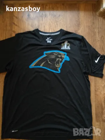 nike carolina panthers - страхотна мъжка тениска 2ХЛ, снимка 3 - Тениски - 48456665