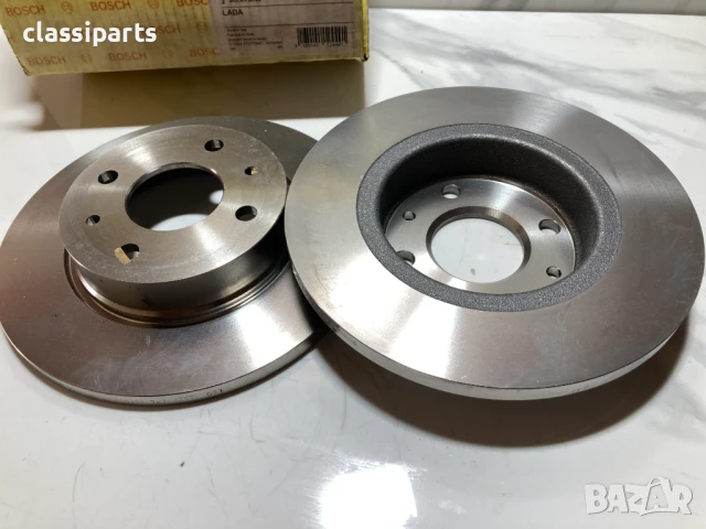 Спирачни дискове BOSCH за Заз Таврия, Лада 2105, 110 и Самара, снимка 2 - Части - 50657888