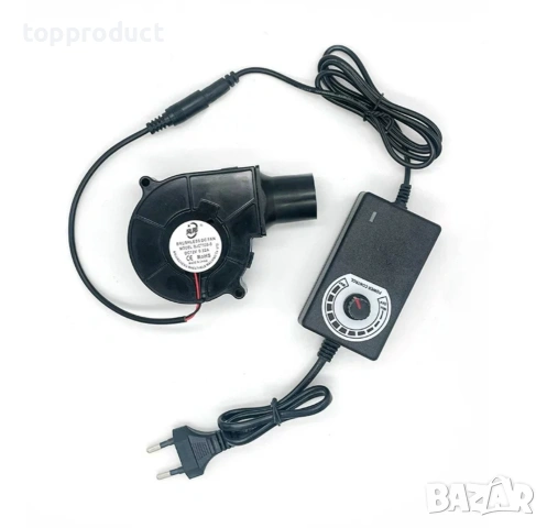 Вентилатор с токоизправител и регулатор за оборотите 