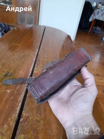 Стара кожена чантичка за велосипед,колело #5, снимка 6 - Други ценни предмети - 49622053