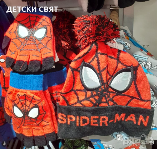 Нови якета,шапки и ръкавички със Спайдърмен 