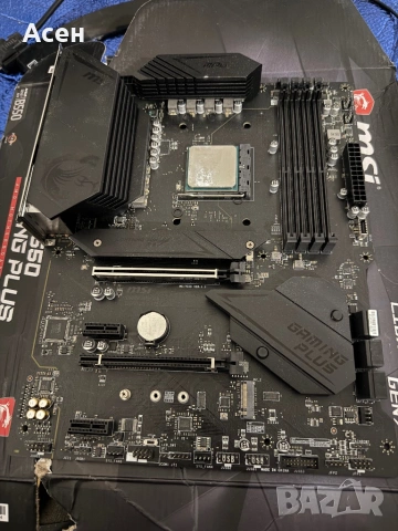 Дънна платка MSI MPG B550 GAMING PLUS, Socket AM4, снимка 2 - Видеокарти - 47171768