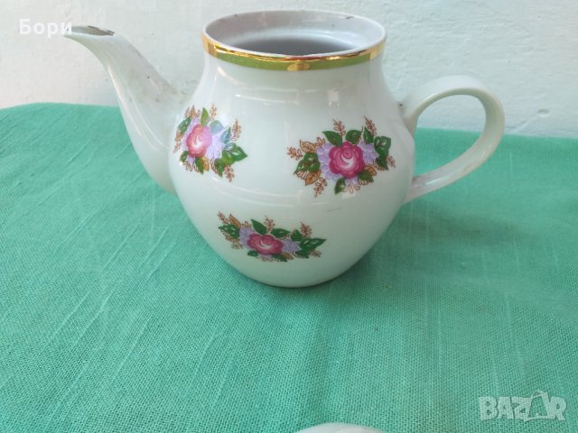 Руски порцеланов чайник, снимка 6 - Аксесоари за кухня - 33753939