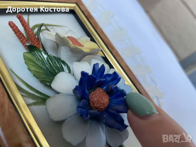 Красива 3д картина с порцелан от Италия, снимка 11 - Антикварни и старинни предмети - 48418684