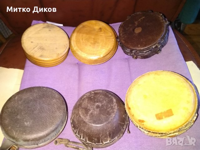 Дървени купи с облицовка от естествена кожа и други купи- цената е на брой по 7 лв, снимка 7 - Декорация за дома - 20191510