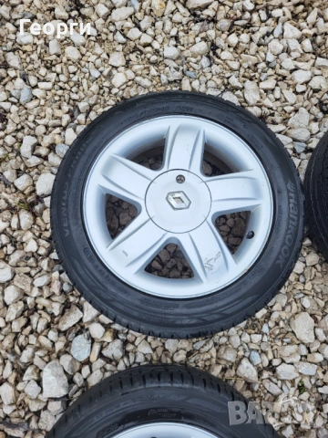 185 55 R15 Джанти с гуми renault, снимка 3 - Гуми и джанти - 54211951