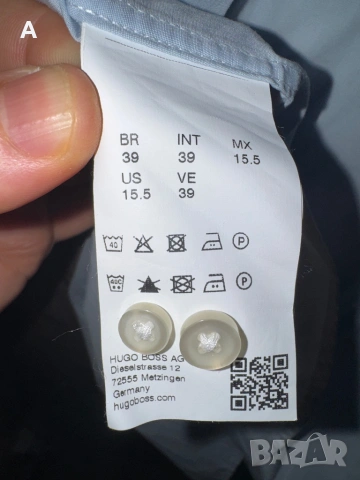 Елегантна риза BOSS , снимка 3 - Ризи - 54348908