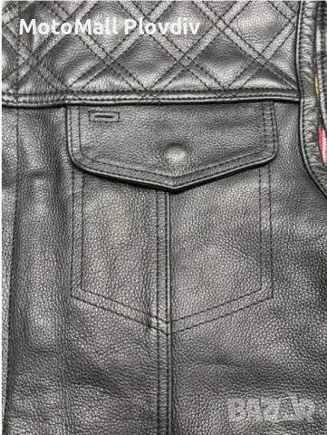 Кожен Елек Нови модели телешки бокс Coffee Racer чопър рокер XL, снимка 4 - Аксесоари и консумативи - 49272550