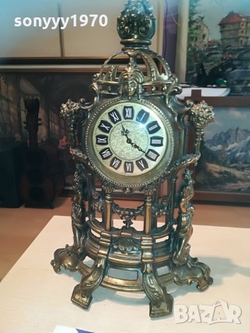 антика-часовник-40х26х9см-ретро колекция-внос швеицария, снимка 4 - Колекции - 30067870