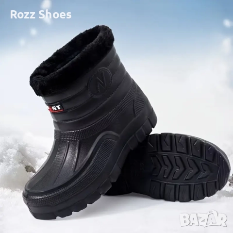 Много леки гумирани топли боти код 2510, снимка 2 - Мъжки боти - 52131985