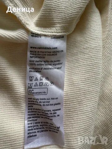 Calvin Klein мъжка памучна блуза с дълъг ръкав (размер XL), снимка 4 - Блузи - 56224345