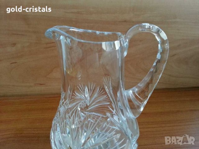 кристална кана гравирана , снимка 4 - Антикварни и старинни предмети - 29504279