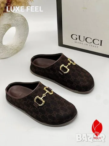 Gucci ⚜️ Дамски Чехли 36-41н., снимка 2 - Чехли - 55846550