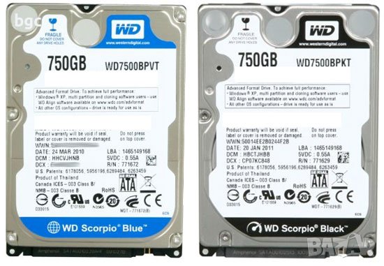 Дискове за Лаптопи (с лоши сектори) HDD Bad Sectors Hard Drive с Лоши сектори 