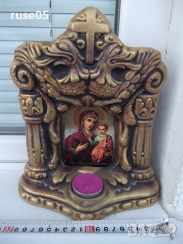 Икона "Св. Богородица с Младенеца" керамична настолна, снимка 2 - Други ценни предмети - 39758503