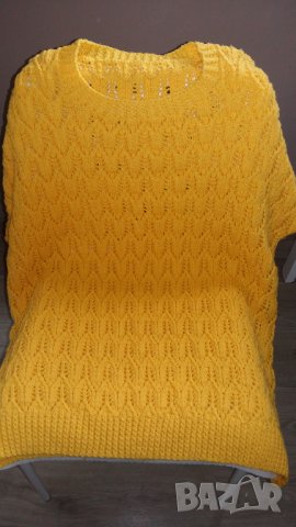 ДАМСКИ ПЛЕТЕН ПУЛОВЕР, снимка 4 - Блузи с дълъг ръкав и пуловери - 34483245