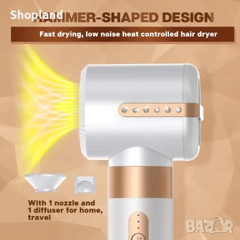 Висококачествен сешоар 7в1, снимка 6 - Фризьорски принадлежности - 48517703