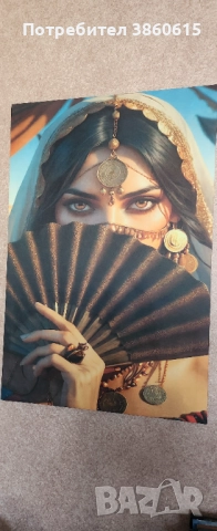 Pretty woman - Луксозна светеща картина , снимка 1