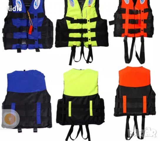 СПАСИТЕЛНА ЖИЛЕТКА от15 ДО 110 кг с 3 колана ( нова стока )цветове, снимка 3 - Водни спортове - 9917777