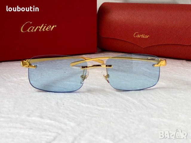 Cartier висок клас прозрачни слънчеви очила Мъжки Дамски слънчеви, снимка 7 - Слънчеви и диоптрични очила - 42759621