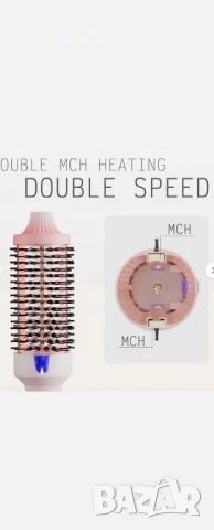 Термична Четка с Кератин / За Изправяне и Накъдряне, снимка 6 - Фризьорски принадлежности - 50920375